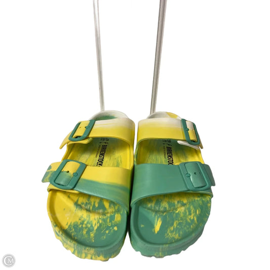 Sandals Flats By Birkenstock In Multi-colored, Size: 8