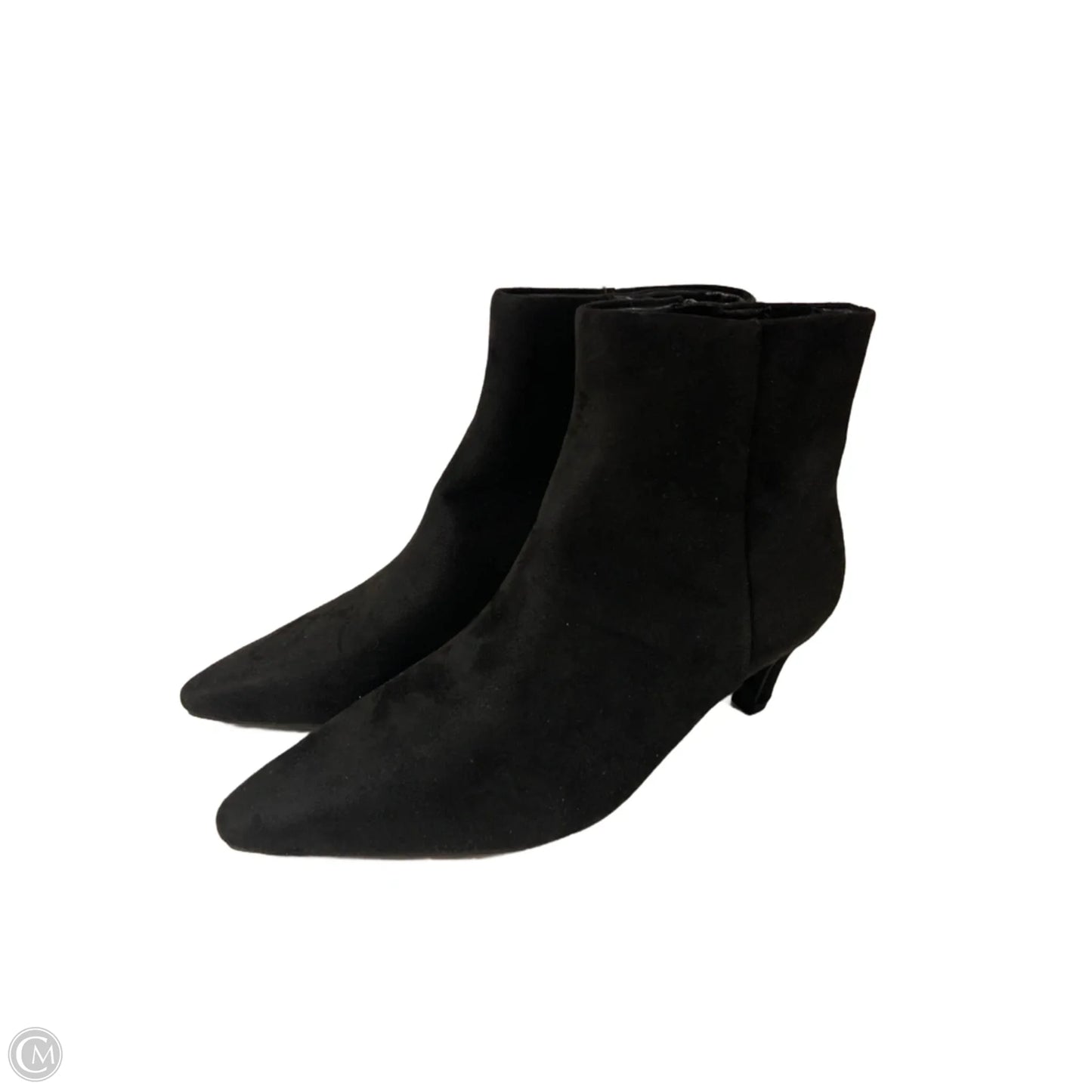Boots Ankle Heels By Universal Thread In Black, Size: 9
