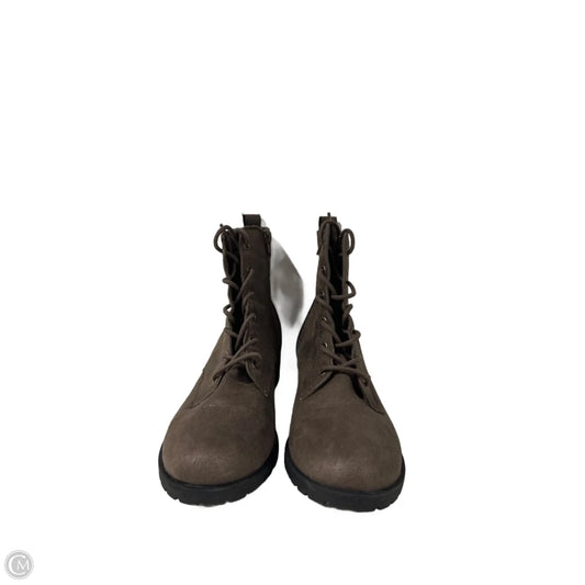 Boots Ankle Heels By Clothes Mentor In Brown, Size: 8