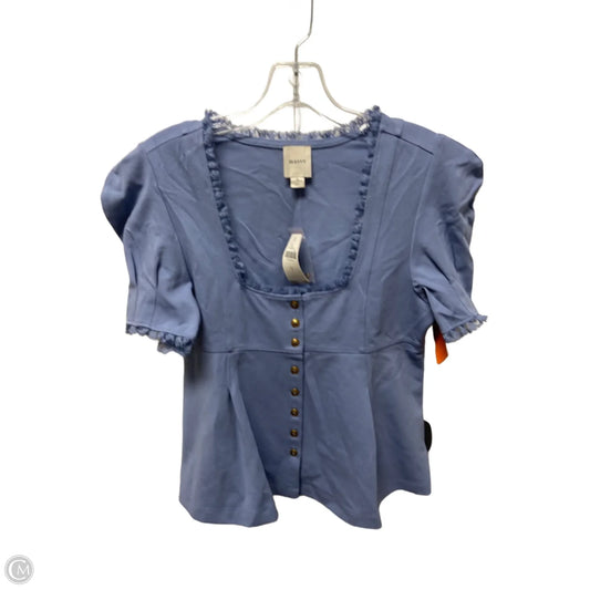 Top Short Sleeve By Maeve In Blue, Size: S