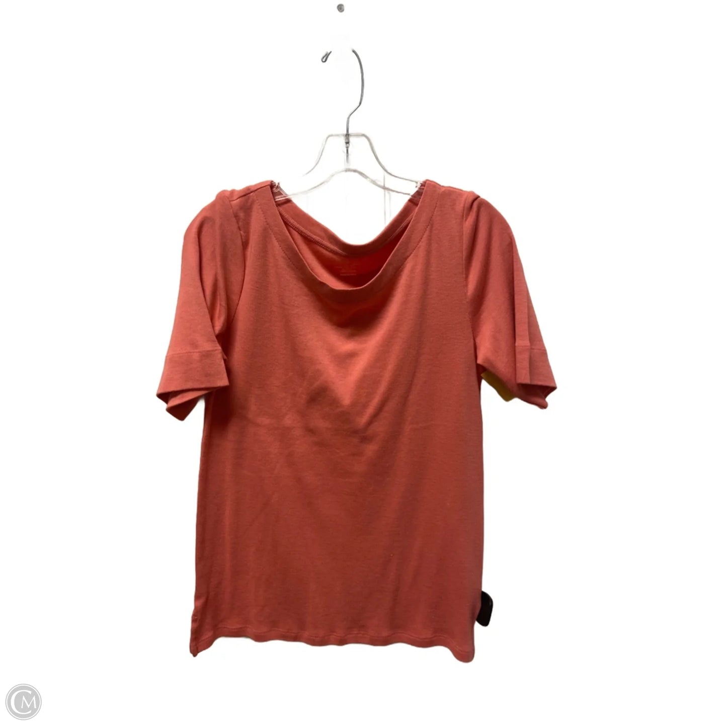 Top Short Sleeve Basic By Chicos In Orange, Size: S