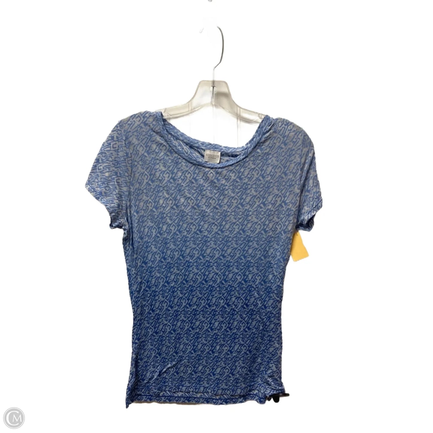 Top Short Sleeve Basic By Chicos In Blue, Size: M