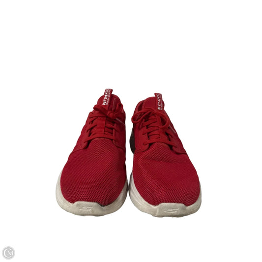 Shoes Athletic By Skechers In Red, Size: 9