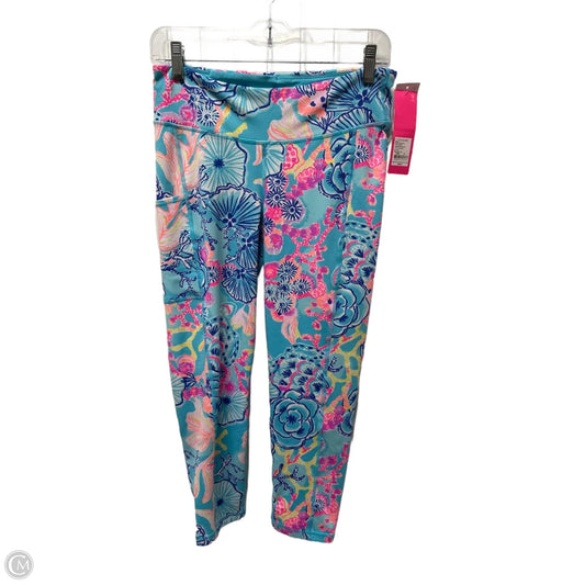 Pants Designer By Lilly Pulitzer In Blue & Orange, Size: M