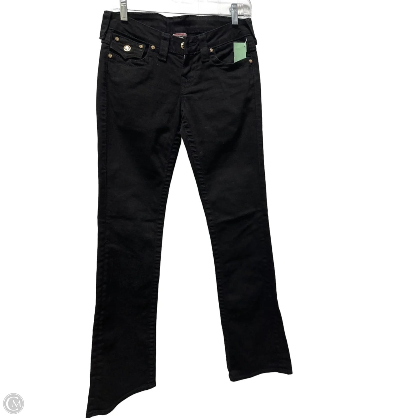 Jeans Boot Cut By True Religion In Black, Size: 2
