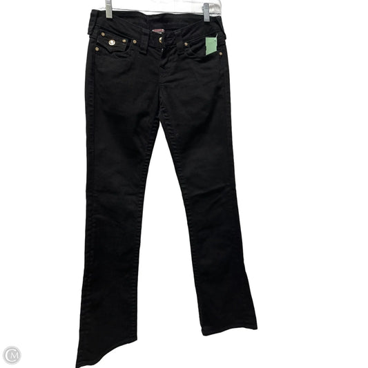 Jeans Boot Cut By True Religion In Black, Size: 2