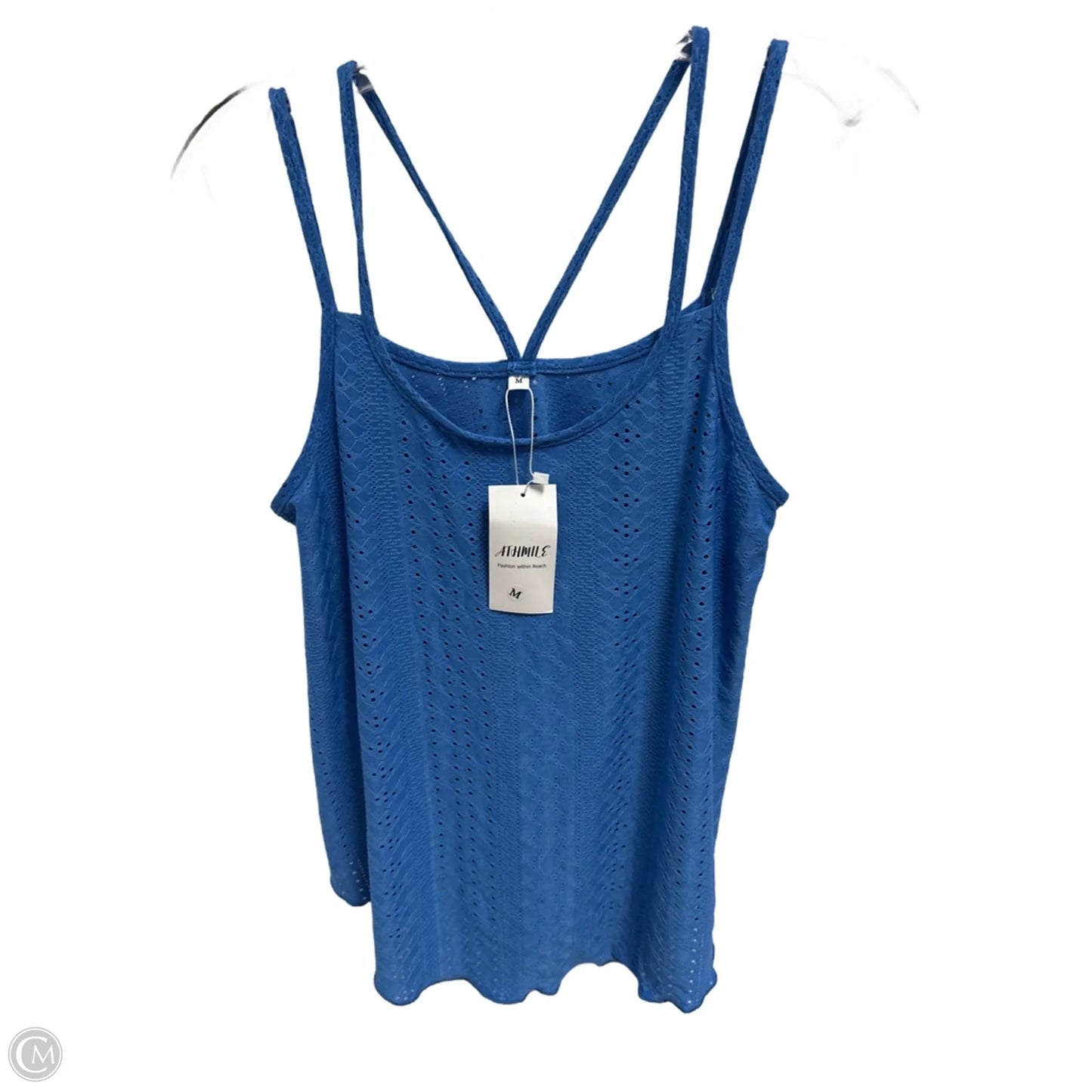 Top Sleeveless By Cme In Blue, Size: M