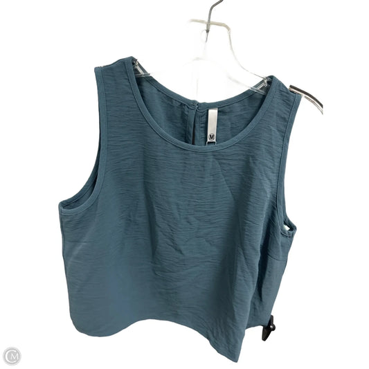 Top Sleeveless By Cme In Teal, Size: M