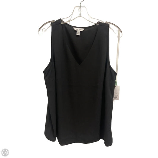Top Sleeveless By Nine West In Black, Size: Xl