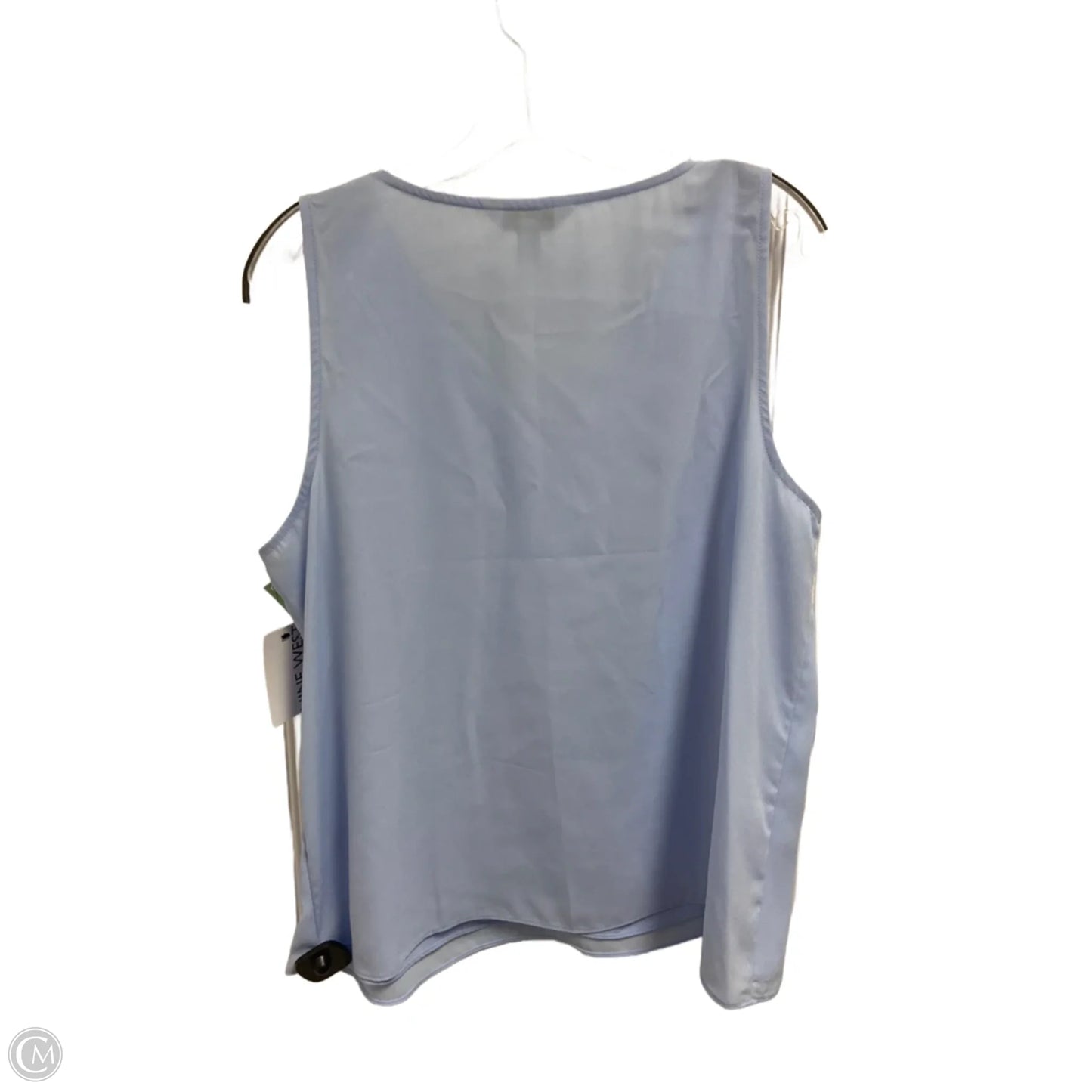 Top Sleeveless By Nine West In Blue, Size: Xl