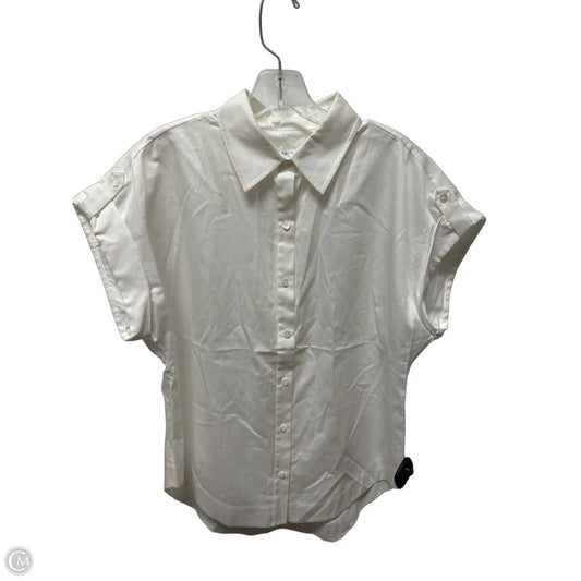 Top Short Sleeve By Trina Turk In White, Size: M