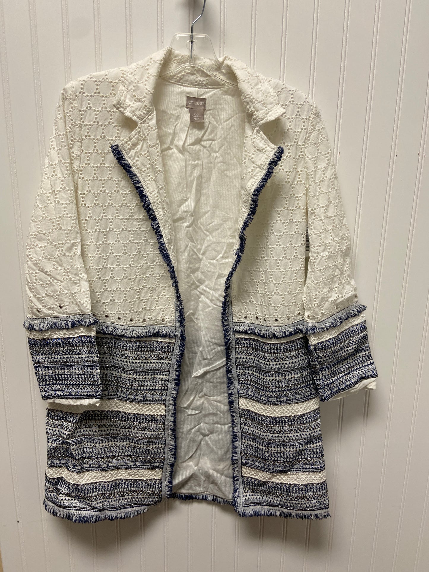 Cardigan By Chicos In White, Size: Xs