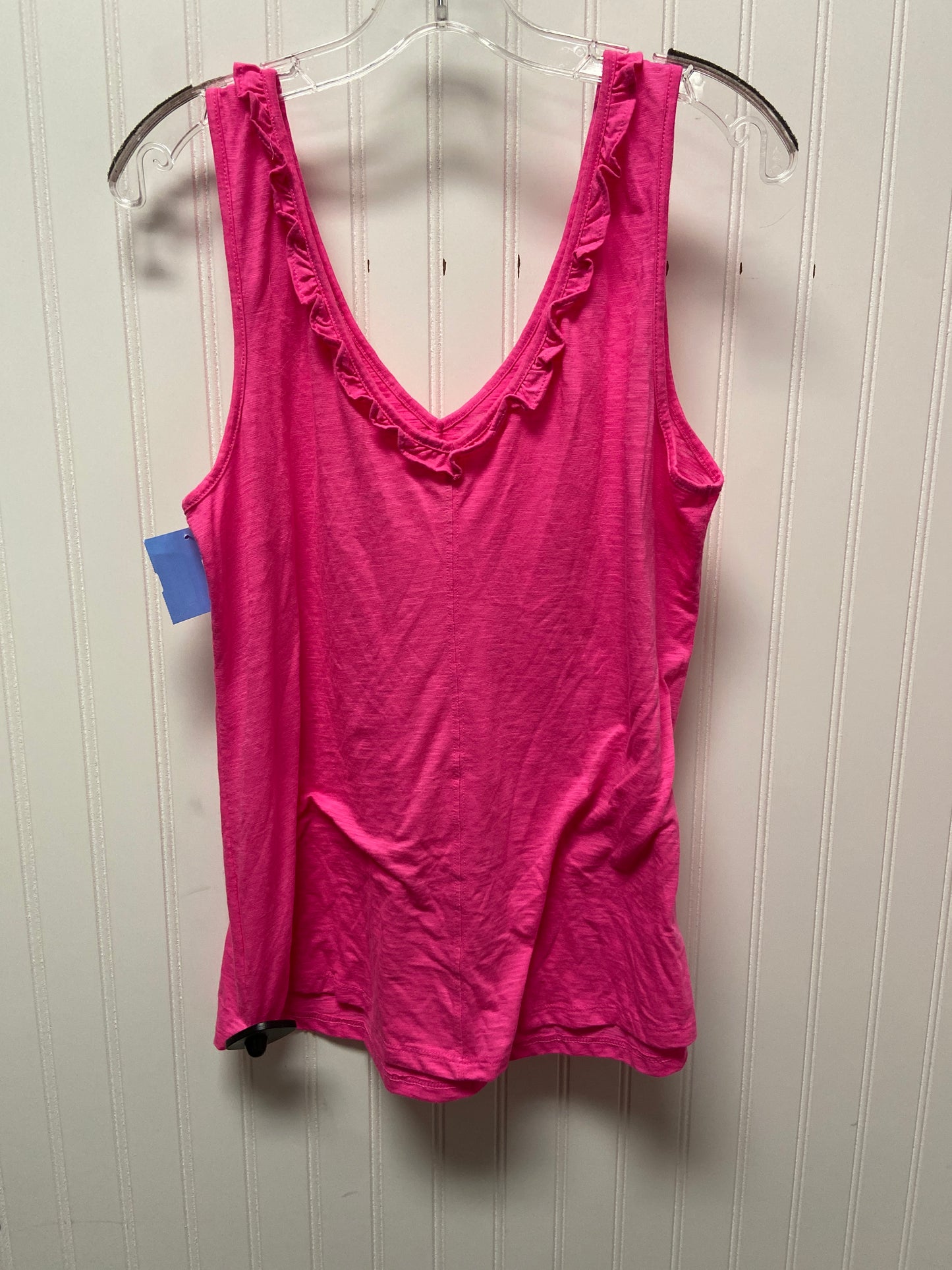 Top Sleeveless Designer By Lilly Pulitzer In Pink, Size: L