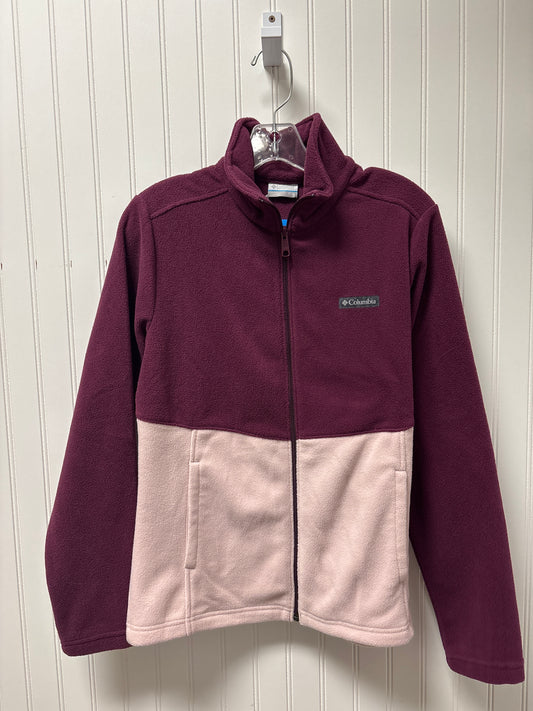 Jacket Fleece By Columbia In Purple, Size: M