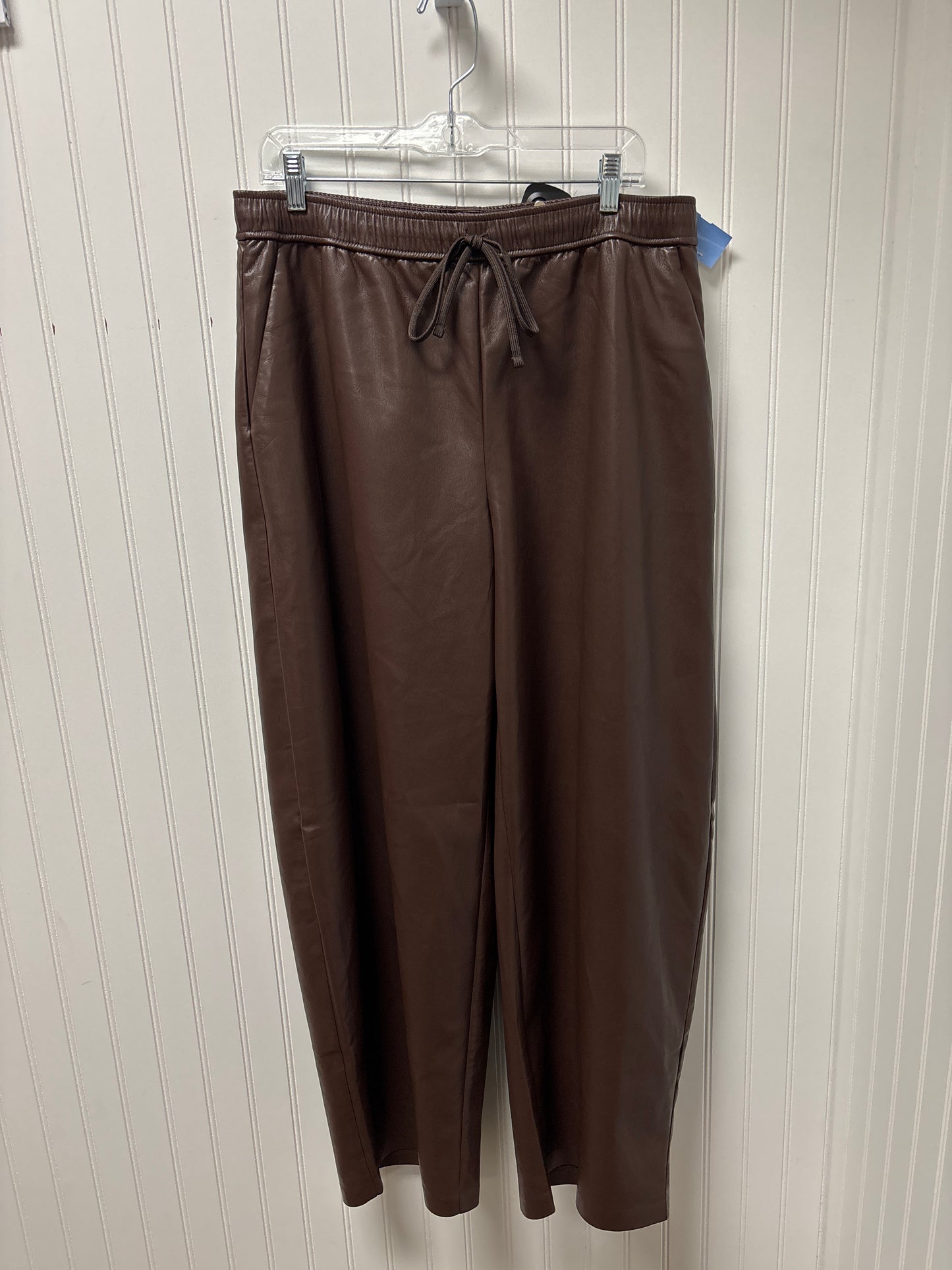 Pants Wide Leg By Babaton In Brown, Size: L