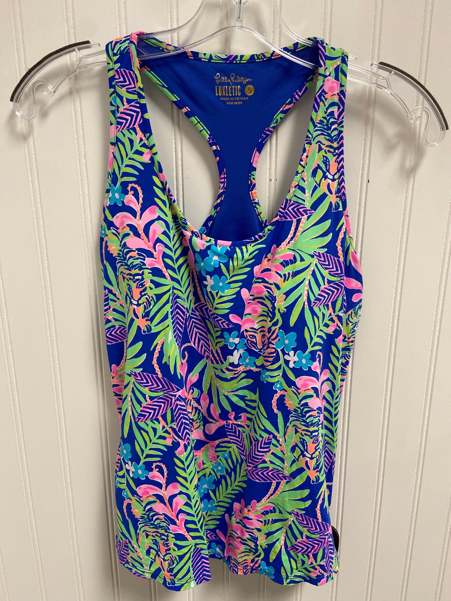 Tank Top Designer By Lilly Pulitzer In Blue, Size: S