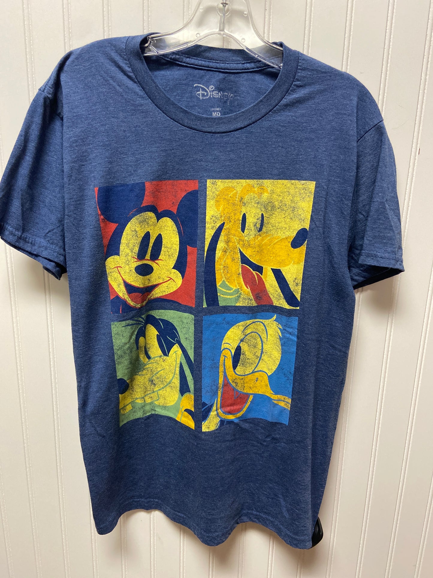 Top Short Sleeve By Disney Store In Blue, Size: M