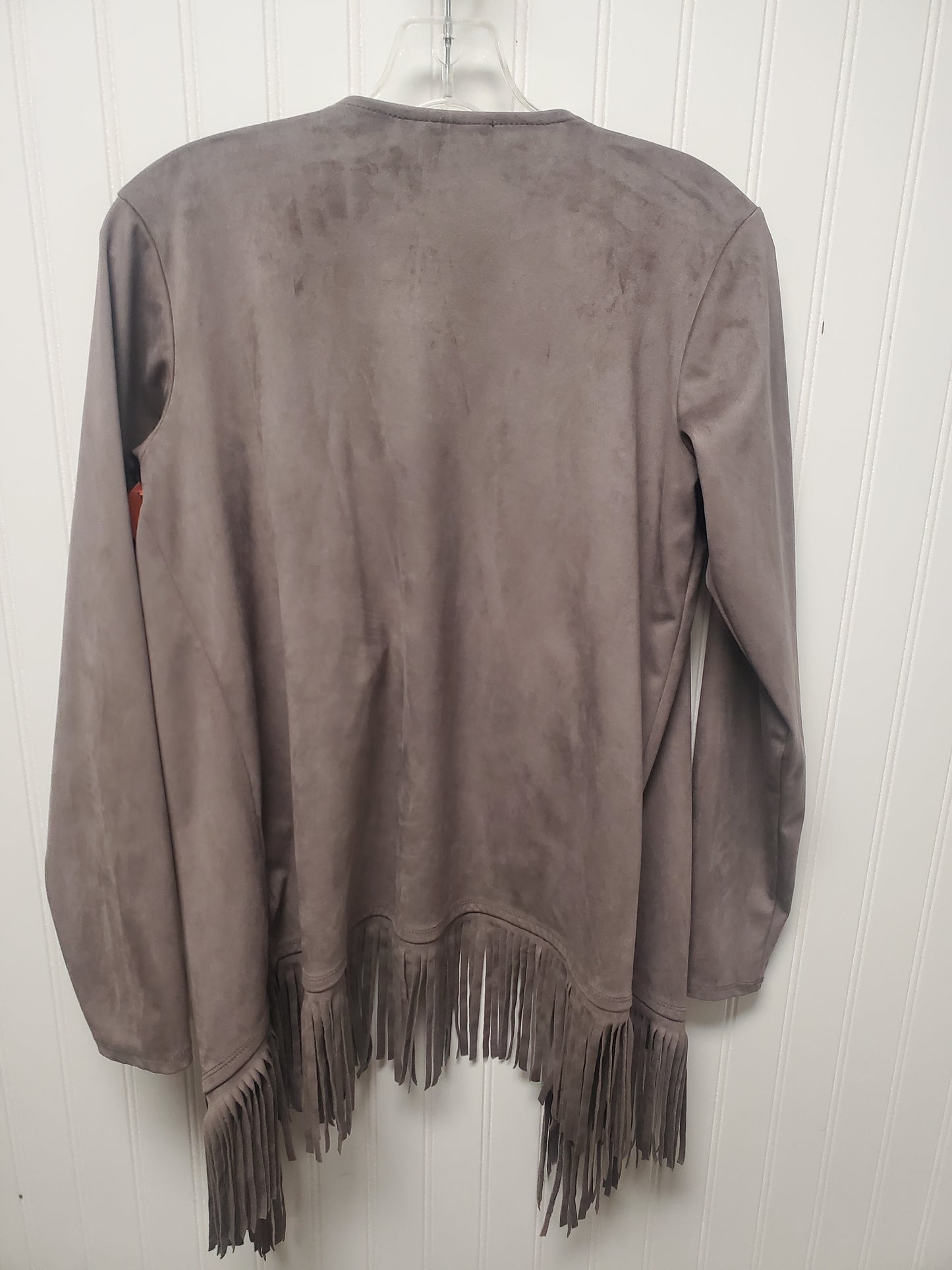 Cardigan By Clothes Mentor In Grey, Size: S