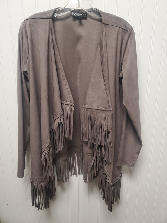 Cardigan By Clothes Mentor In Grey, Size: S