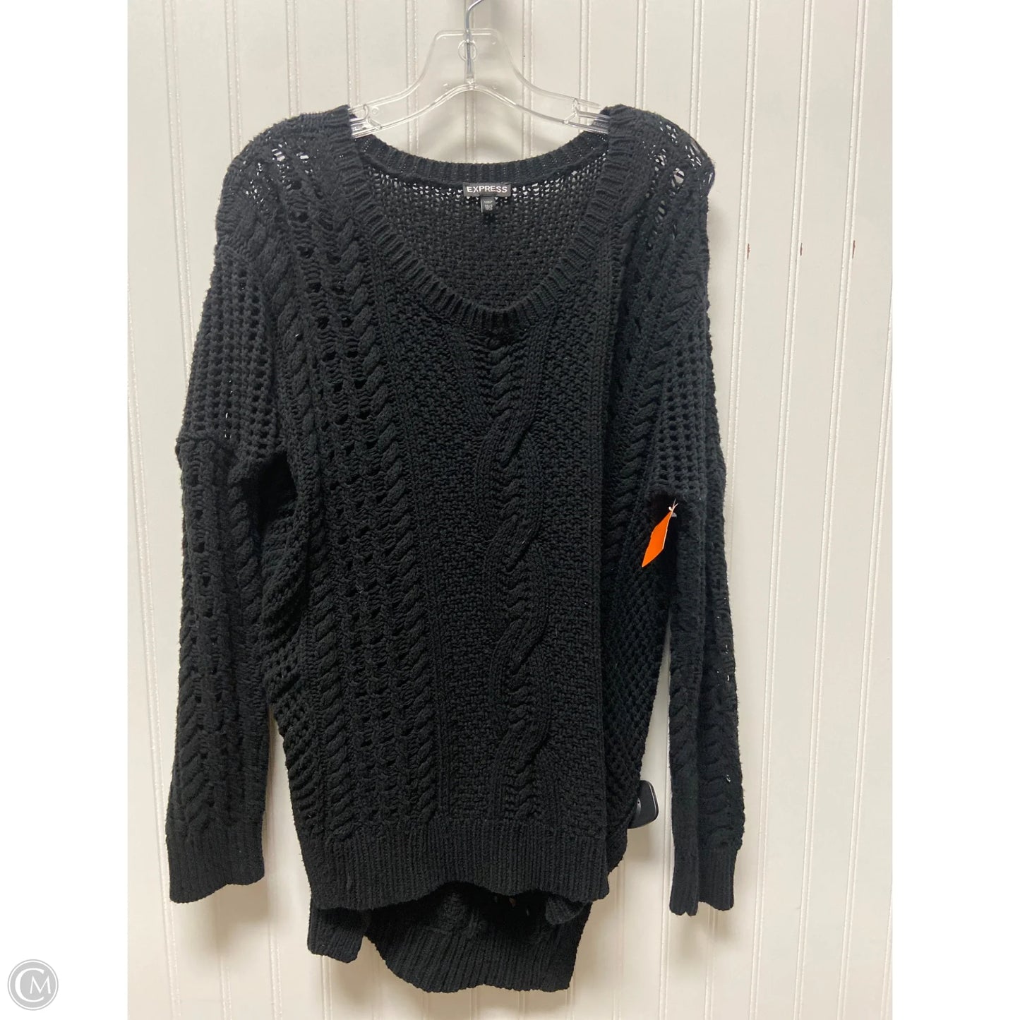 Sweater By Express In Black, Size: Xs
