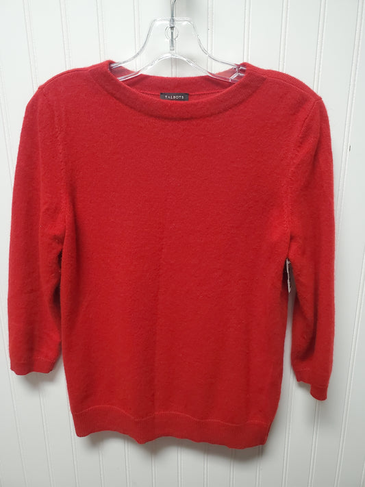 Sweater By Talbots In Red, Size: M