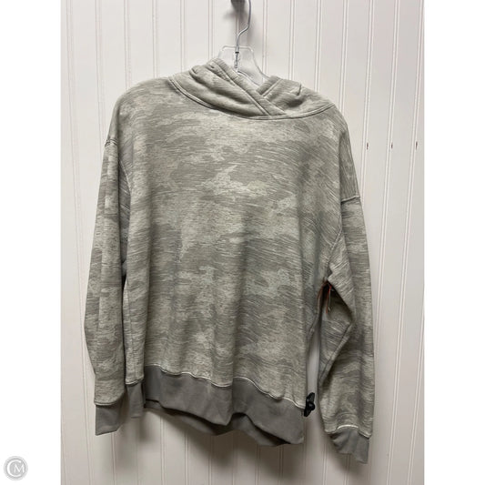 Sweatshirt Hoodie By Just Be In Grey, Size: M