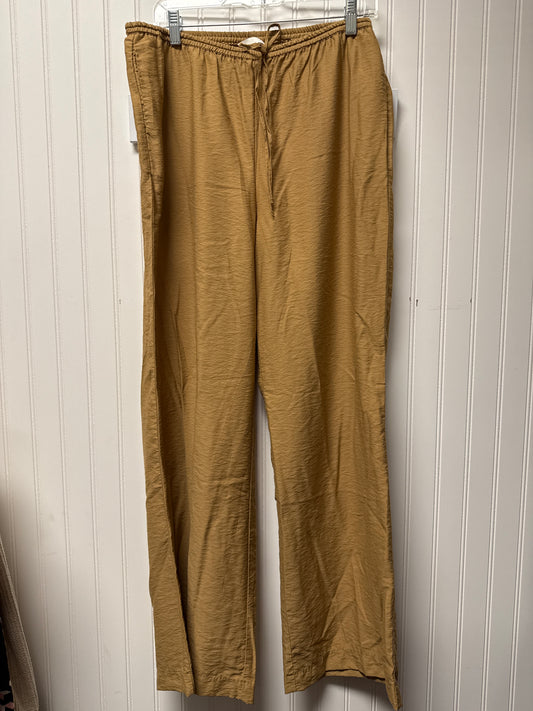 Pants Wide Leg By H&m In Tan, Size: M