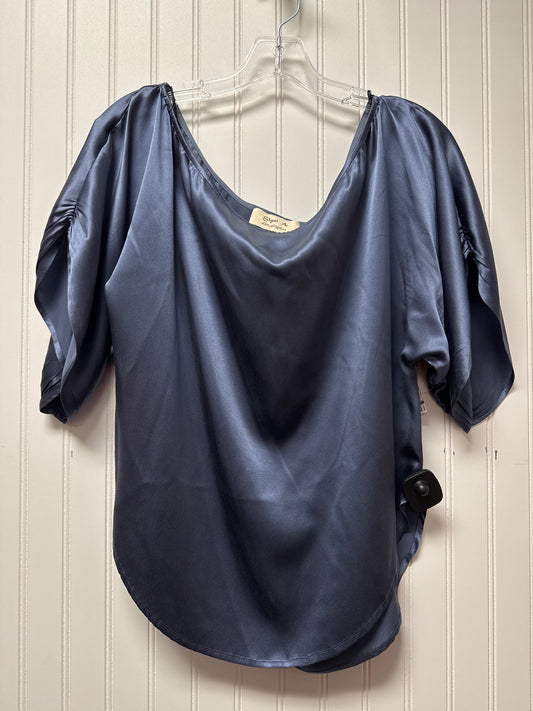 Top Short Sleeve By Sigal In Blue, Size: Xs