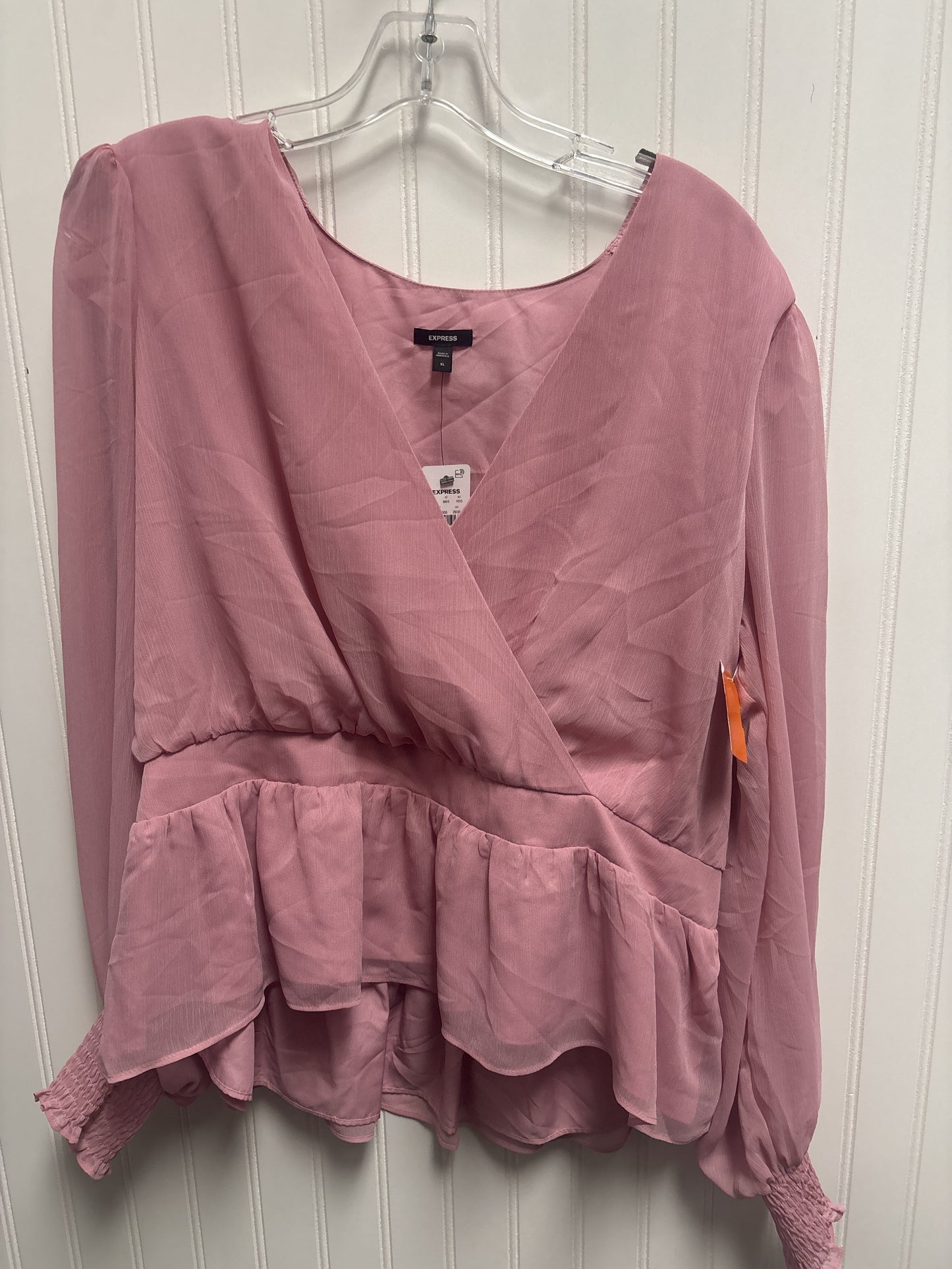 Top Long Sleeve By Express  Size: Xl