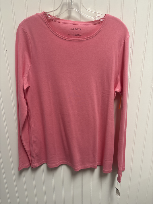 Top Long Sleeve Basic By Talbots  Size: L