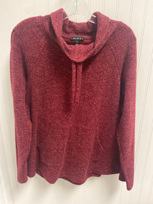 Sweater By Tribal In Red, Size: Xl