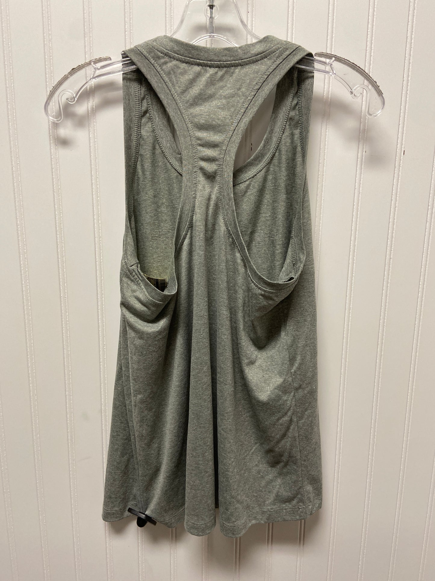 Athletic Tank Top By Nike In Grey, Size: M