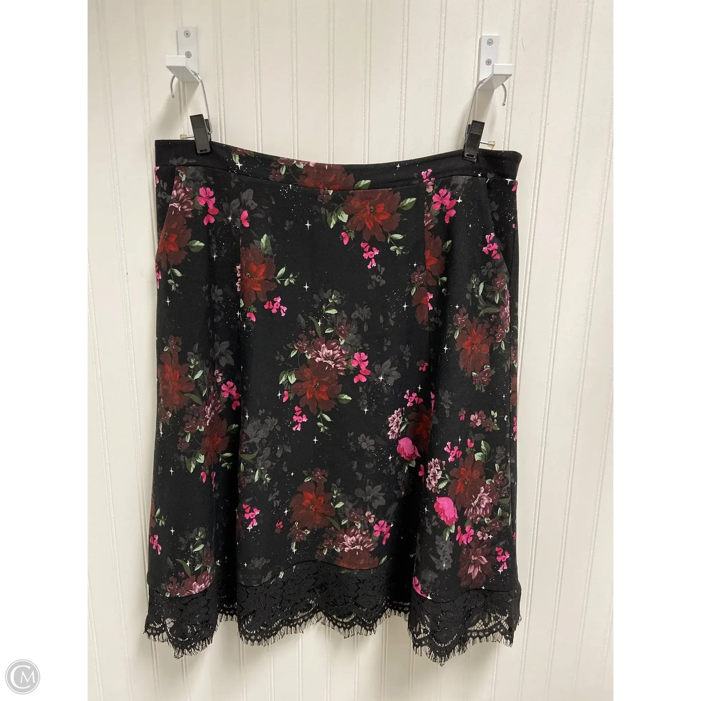 Skirt Midi By Torrid In Floral Print, Size: 2x