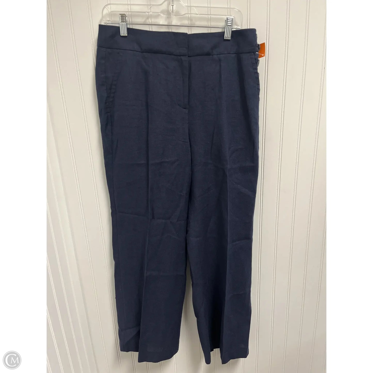 Pants Linen By Talbots In Navy, Size: 8p