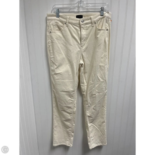 Pants Corduroy By Talbots In Cream, Size: 8p