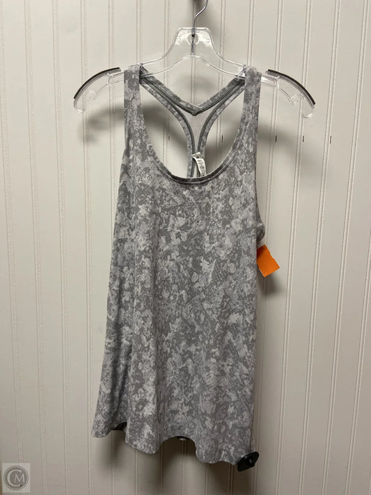 Athletic Tank Top By Lululemon In Grey, Size: L