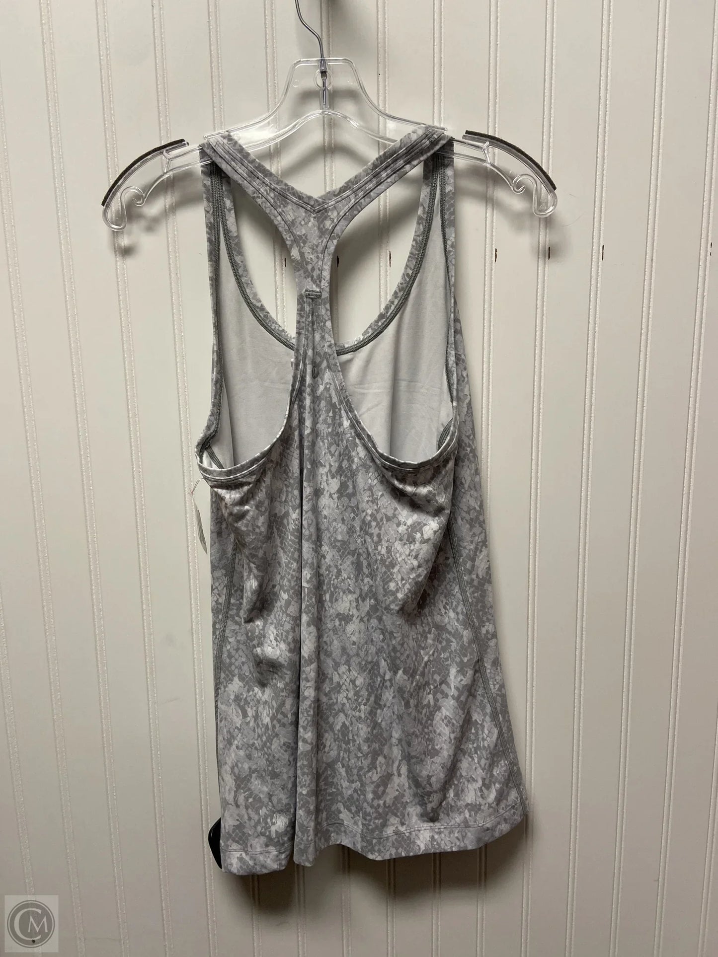 Athletic Tank Top By Lululemon In Grey, Size: L