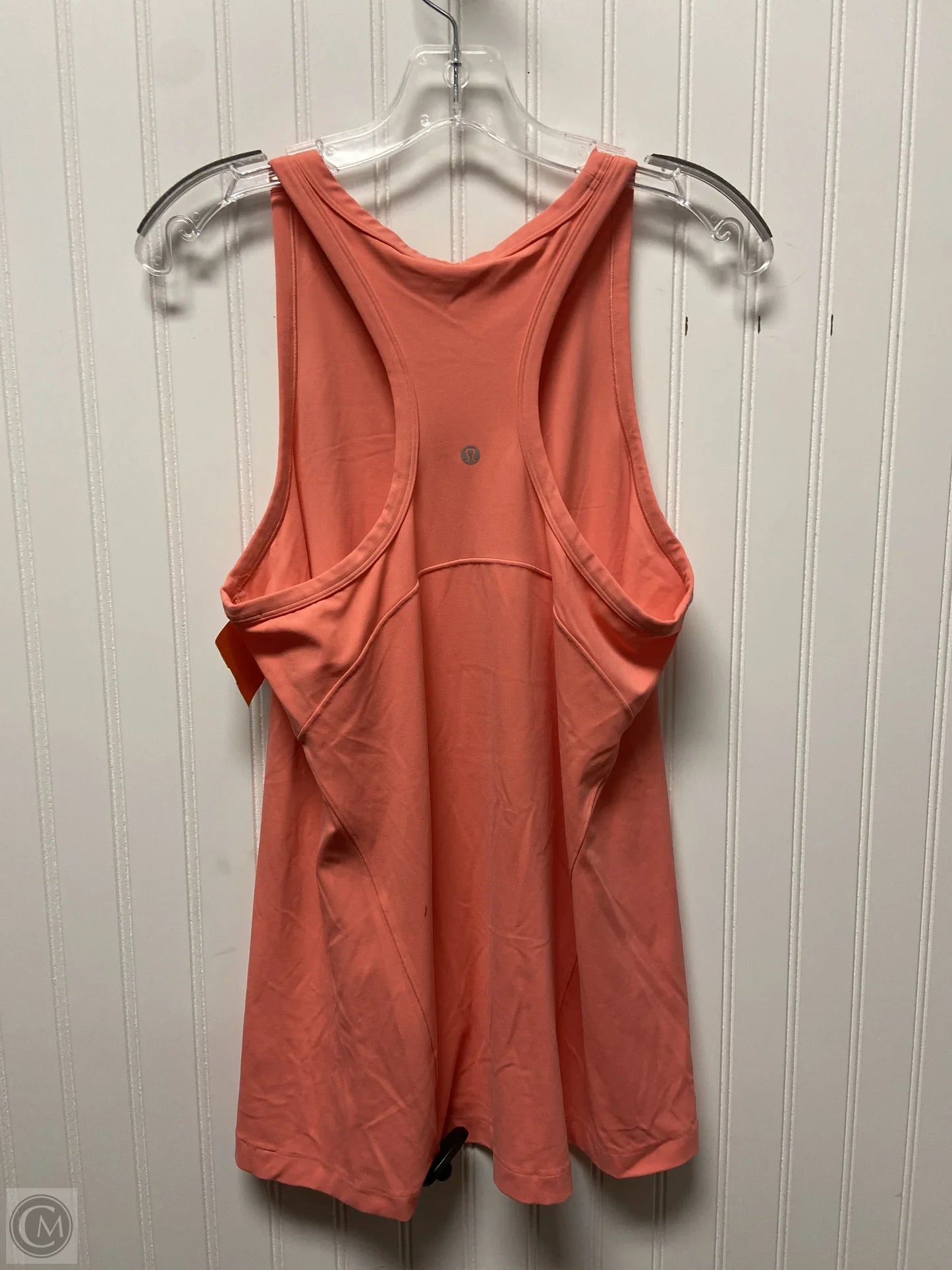 Athletic Tank Top By Lululemon In Peach, Size: L