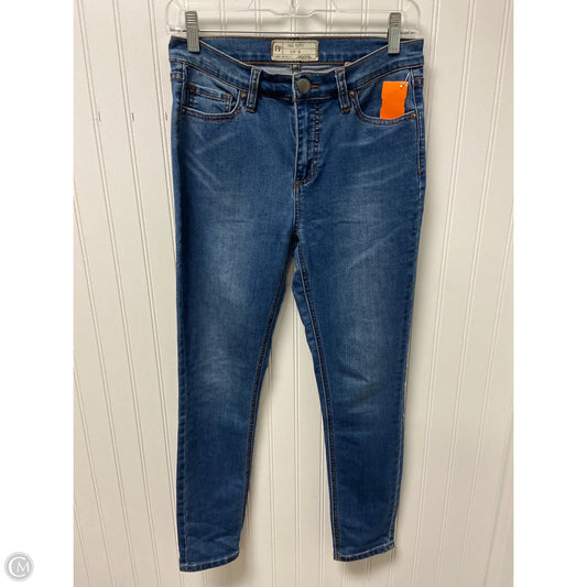 Jeans Skinny By Free People In Blue Denim, Size: 2