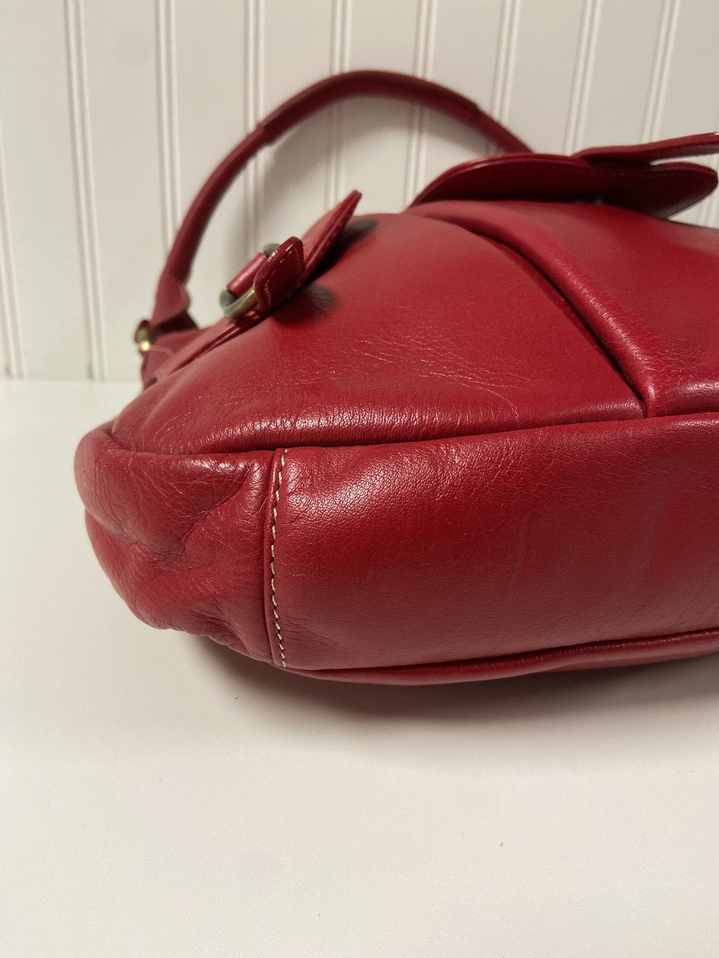 Handbag Leather By Clothes Mentor  Size: Large