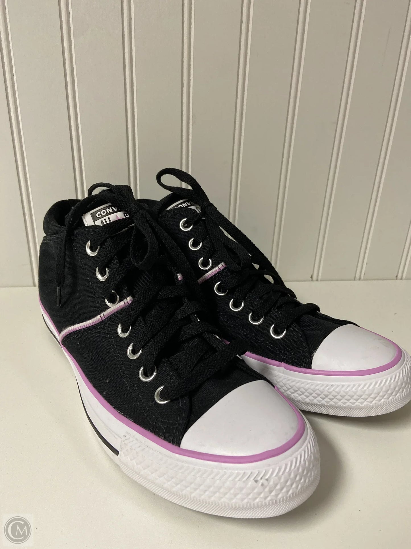 Shoes Sneakers By Converse In Black & Purple, Size: 9