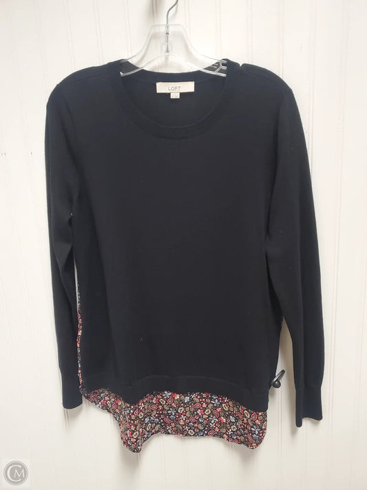 Sweater By Loft In Black, Size: M