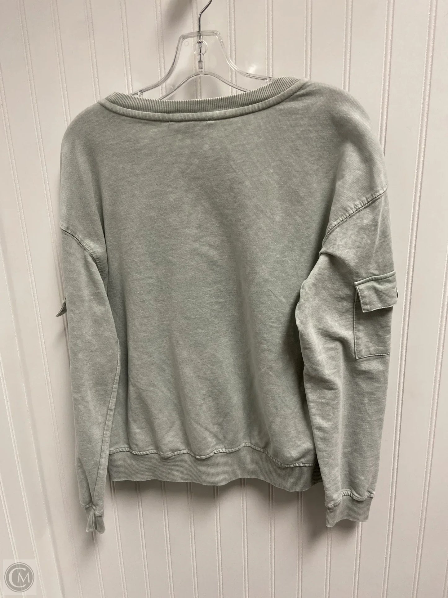 Sweatshirt Crewneck By Jane And Delancey In Green, Size: L