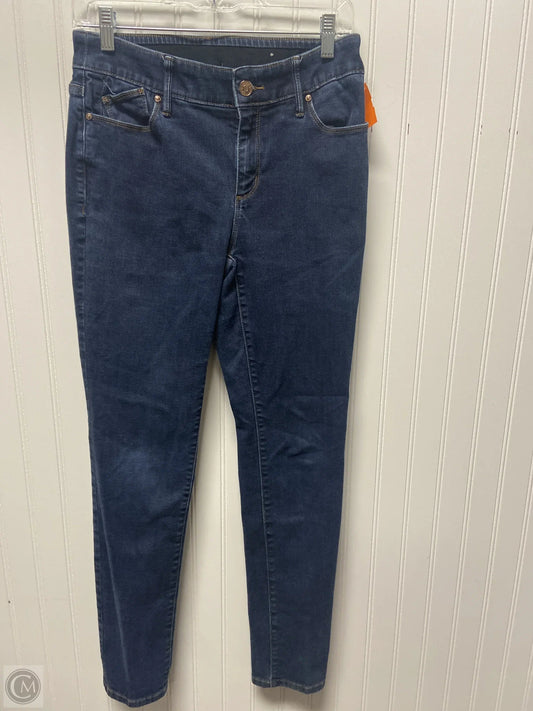 Jeans Skinny By Chicos In Blue Denim, Size: 0