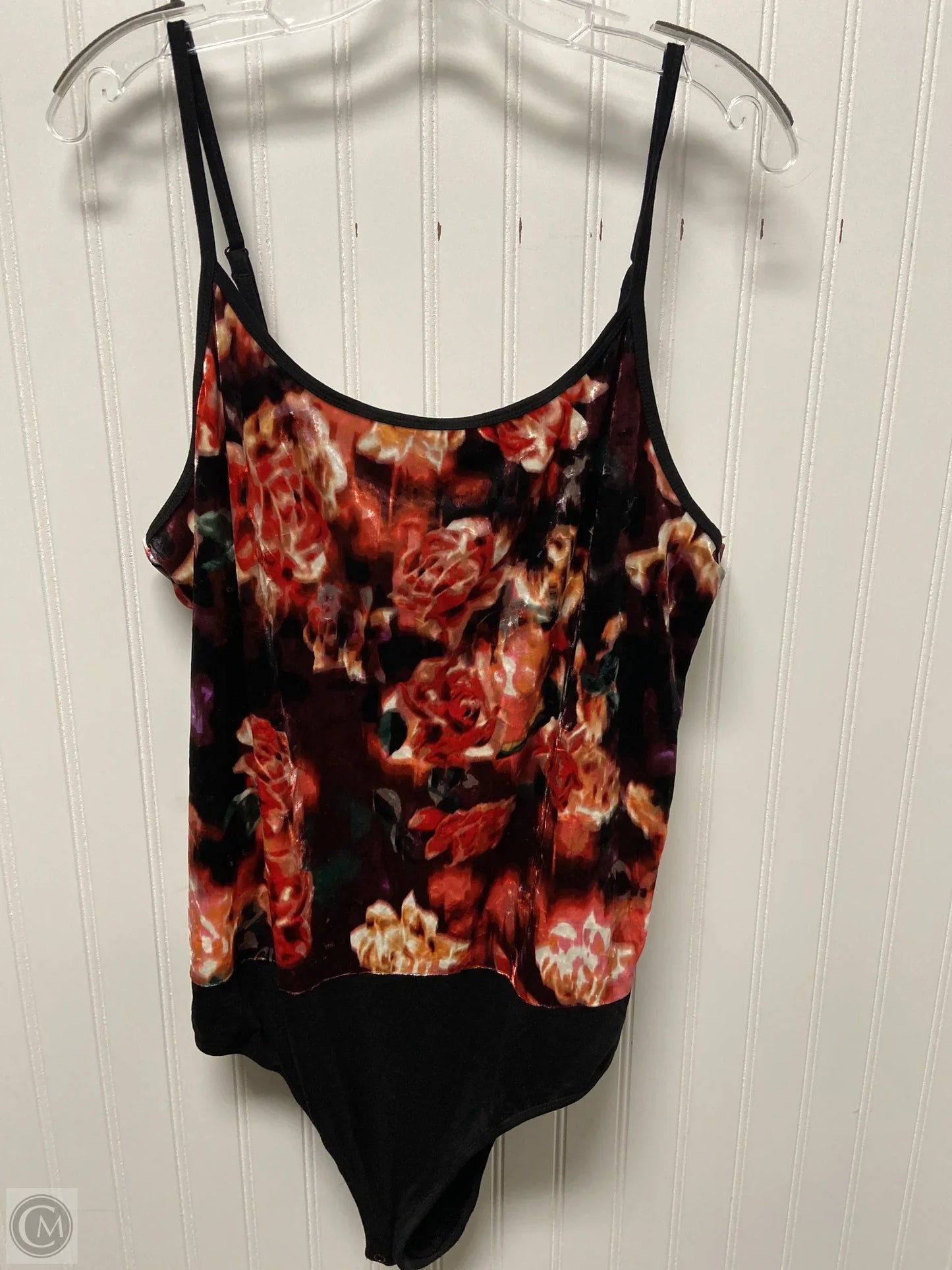 Bodysuit By Torrid In Floral Print, Size: 1x