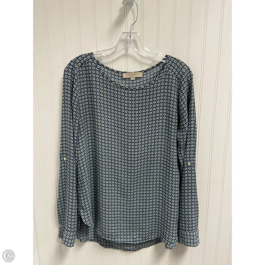 Top Long Sleeve By Loft In Blue, Size: S