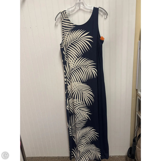 Dress Casual Maxi By Tommy Bahama In Navy, Size: L