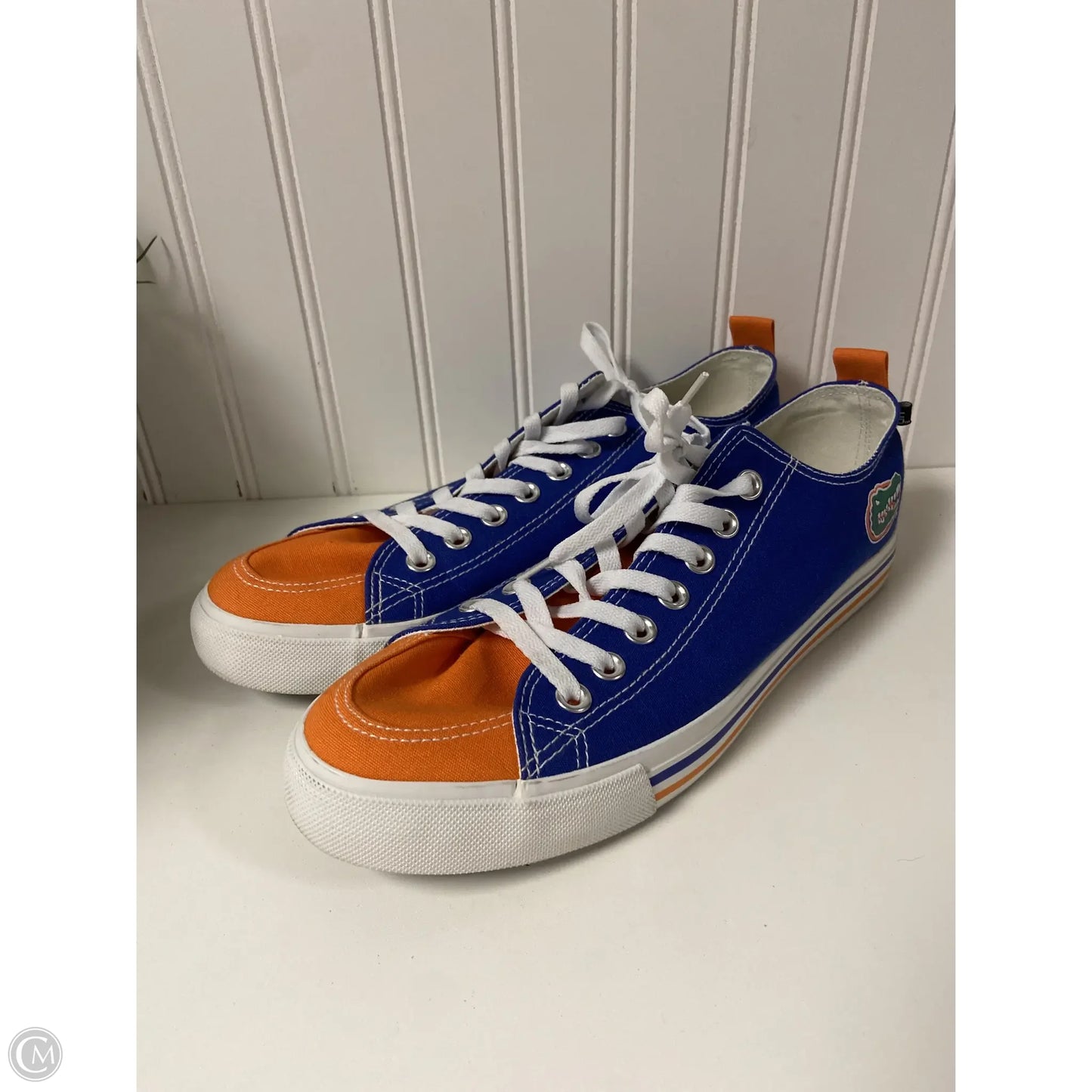 Shoes Sneakers By Clothes Mentor In Blue & Orange, Size: 11