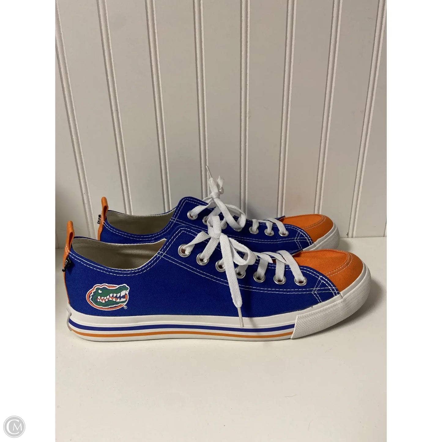 Shoes Sneakers By Clothes Mentor In Blue & Orange, Size: 11