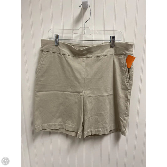 Shorts By Talbots In Tan, Size: 16